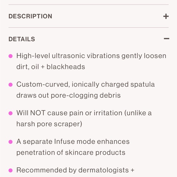 Dermaflash Infuse Ultrasonic Skin Spatula – Blush Pink - Picture 3 of 6